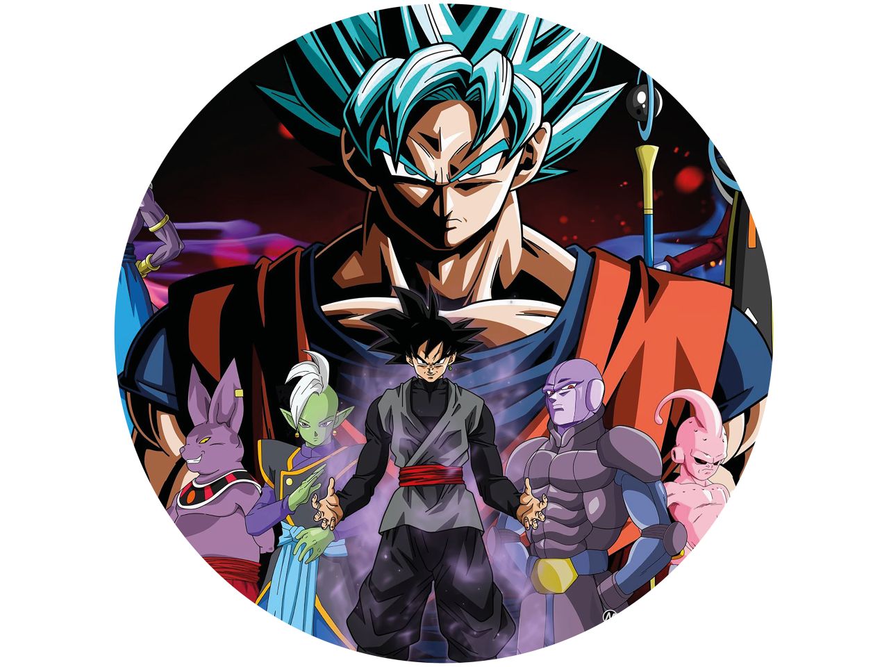 tortenaufleger dragonball rund 20cm