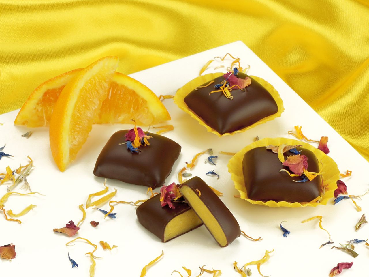 pralinenset orange marzipan bites
