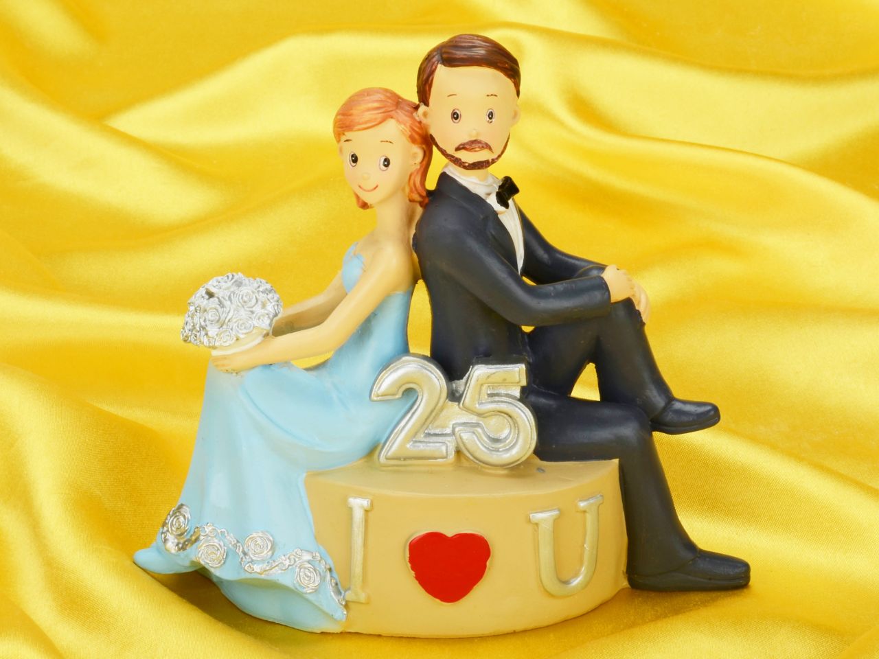 tortenaufsatz silberhochzeit