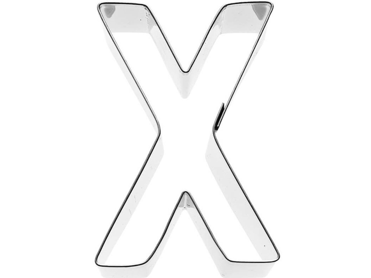 ausstechform buchstabe x 6cm