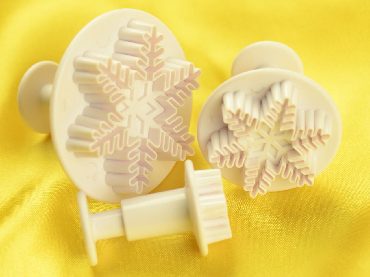 ausstecher stempel schneeflocke 3er