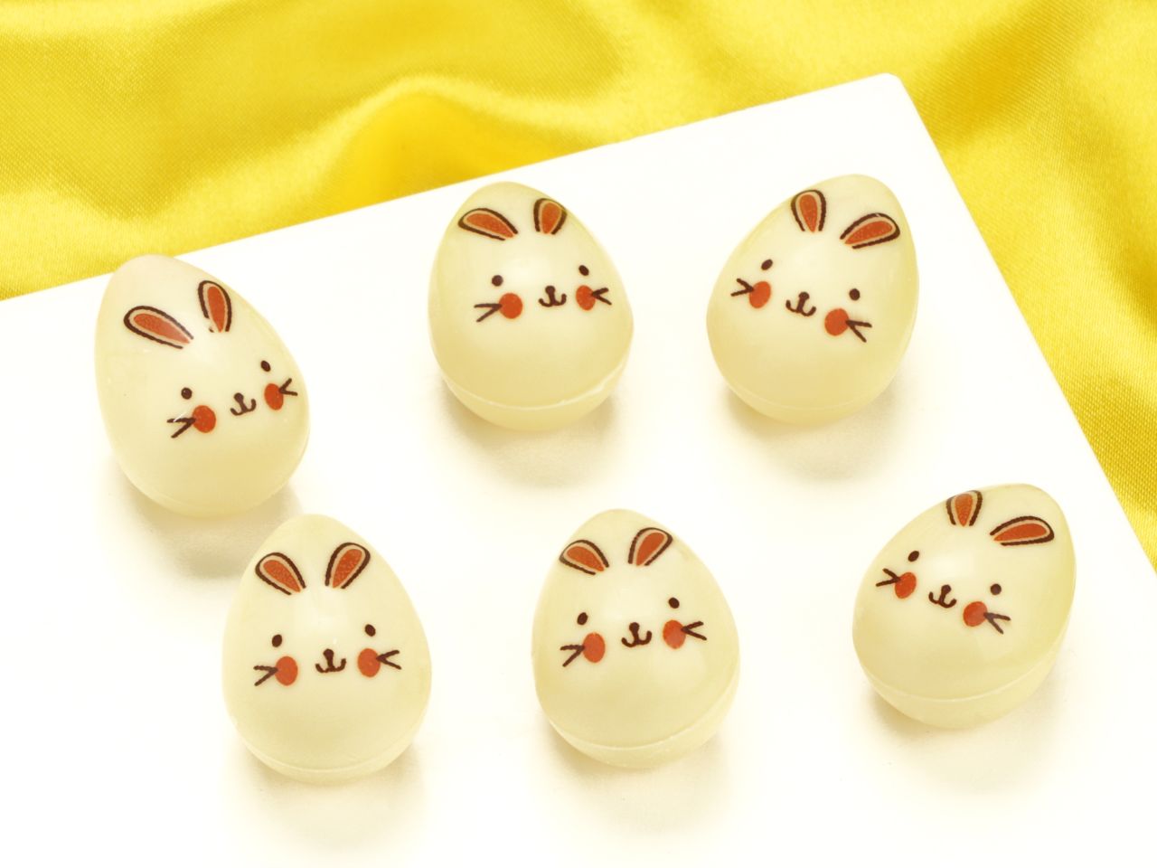 3d schokoladen ei hase 6tlg