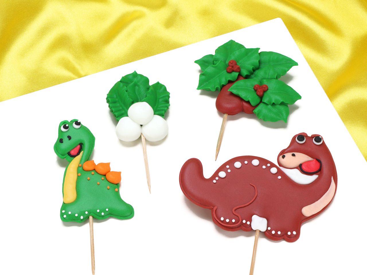 zuckerdekor set dinosaurier