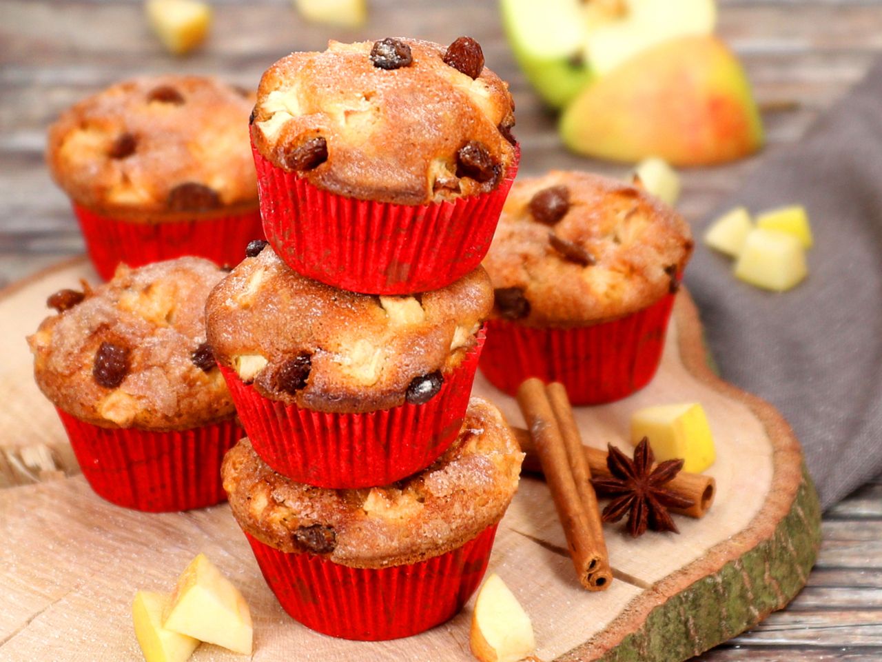 bratapfel muffins 370g