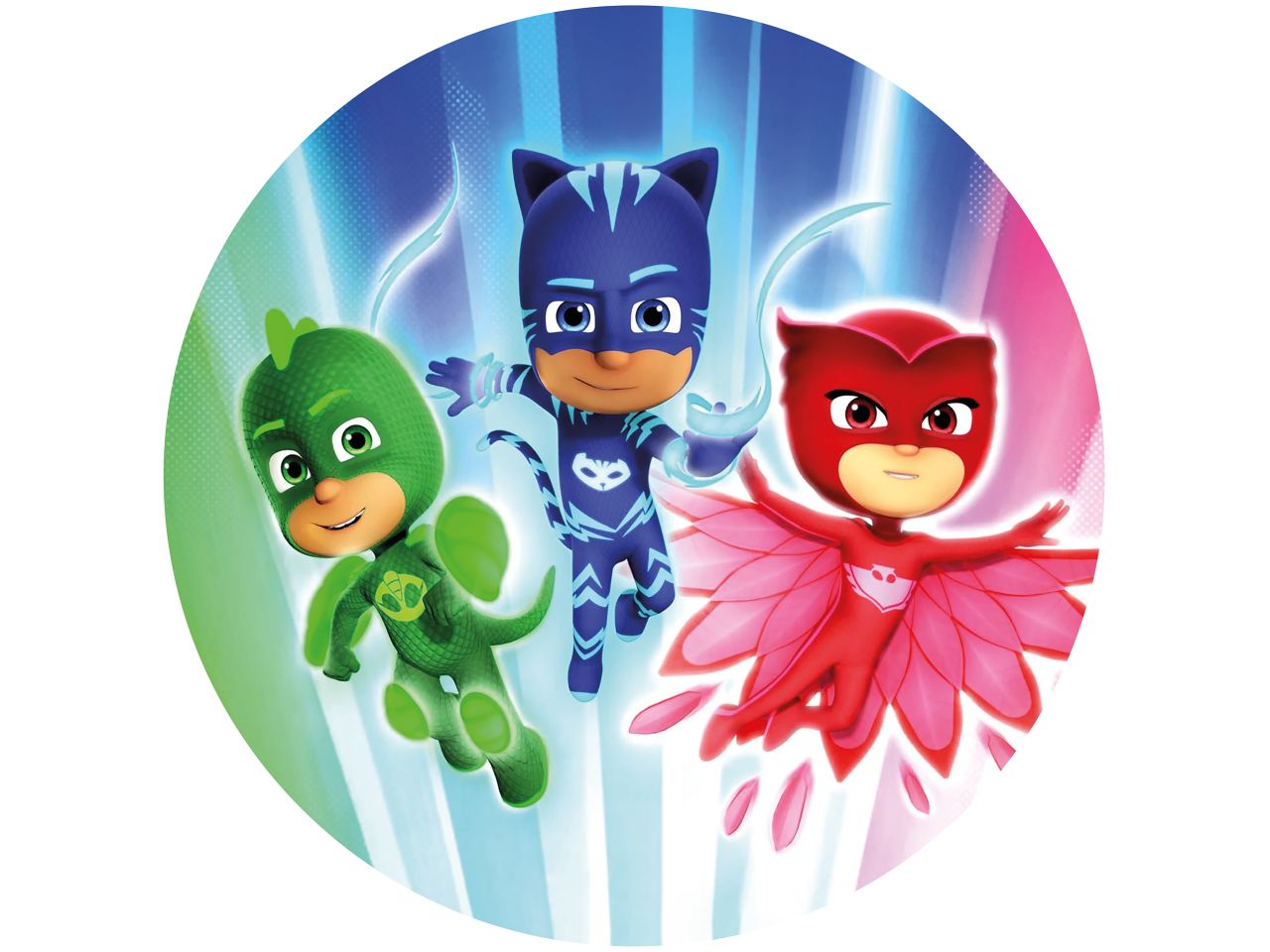 tortenaufleger pj masks 2 rund 20cm
