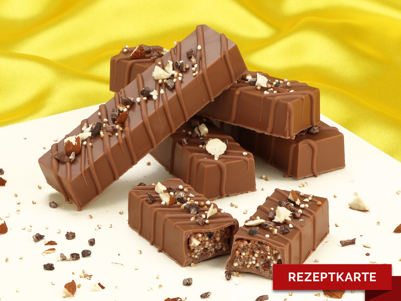 amaranth knusperriegel rezeptkarte