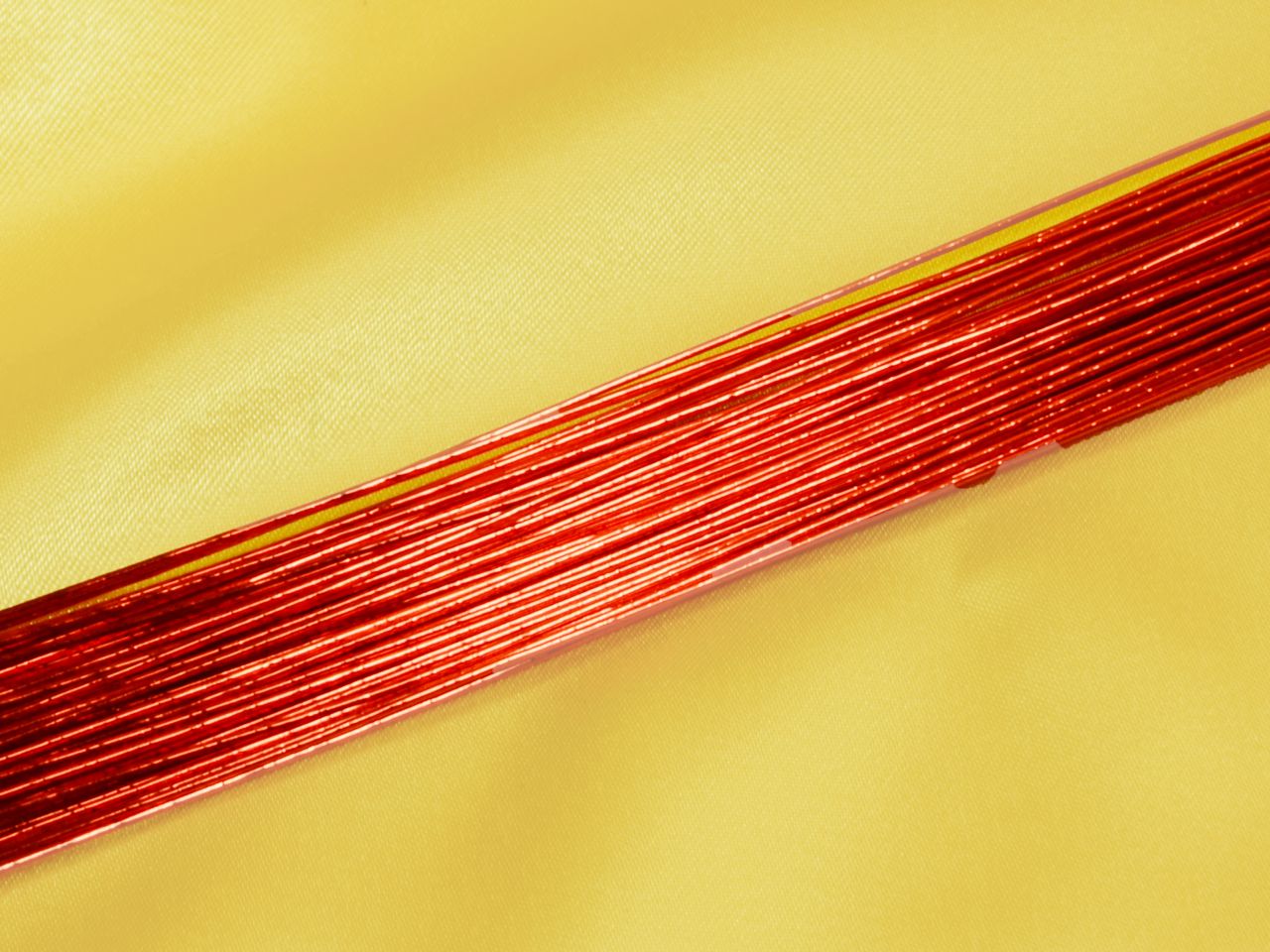 blumendraht metallic rot 24g 50 stueck