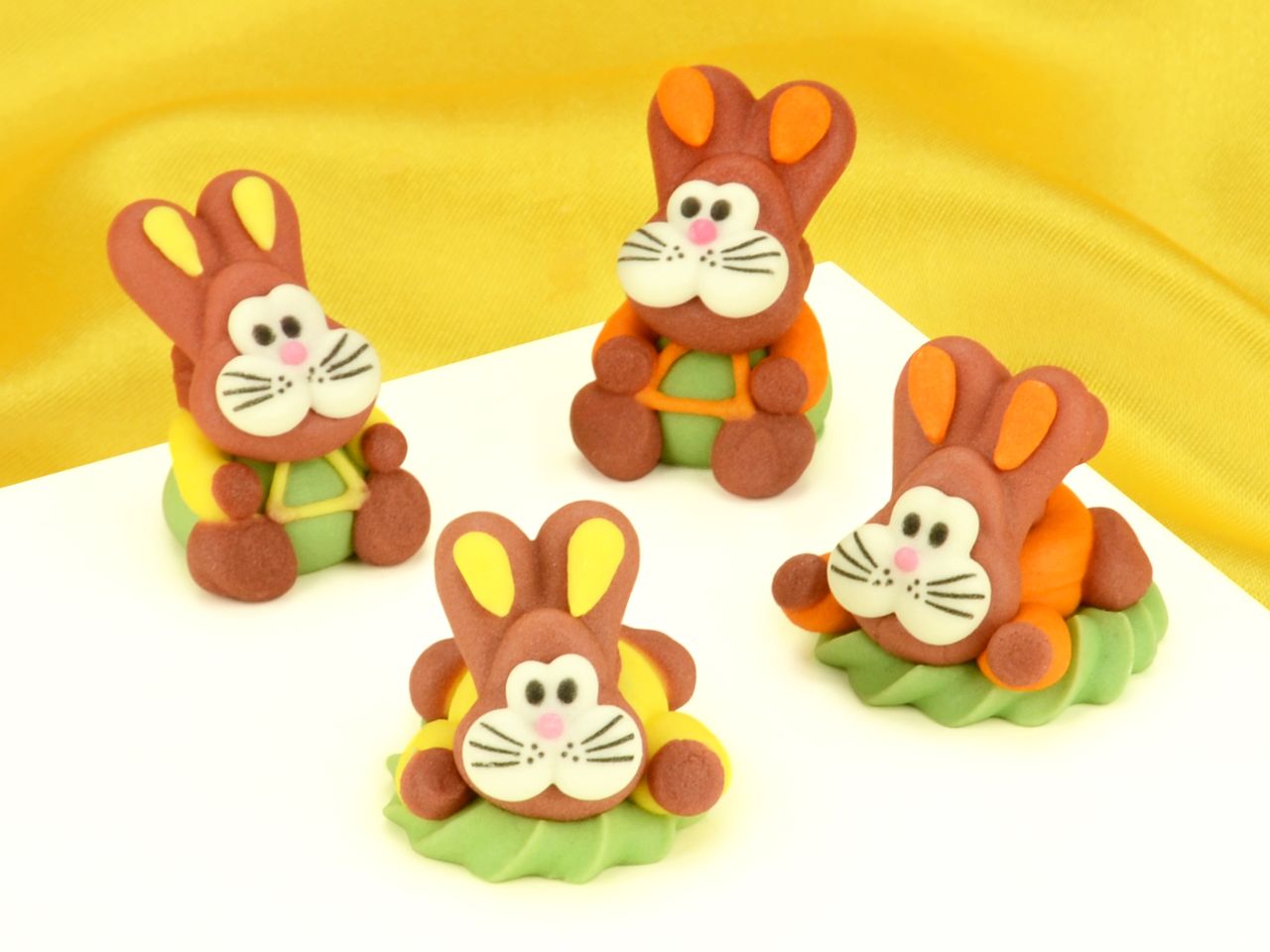 osterhasen 3d zucker 4 stueck