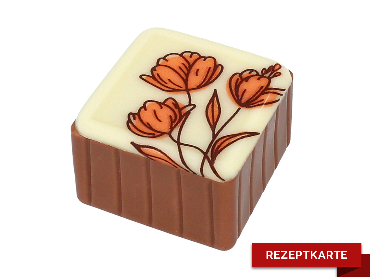 chocolat au lait pralinen rezeptkarte