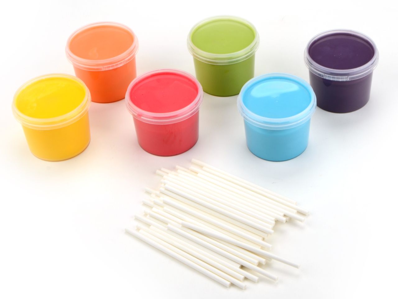 cake pop set rainbow