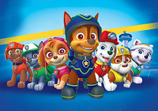 Paw Patrol Tortenaufleger aus Fondantpapier für Tortendekorationen