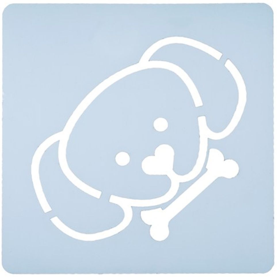 keks schablone stencil hund 6 5cm culpitt