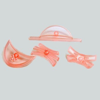 jem ausstecher damenschuh ergaenzungs set shoe tops 4 teilig