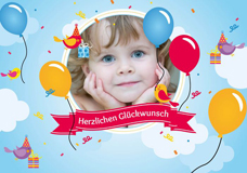 Essbare Tortenaufleger mit Geburtstagsmotiven aus Fondantpapier
