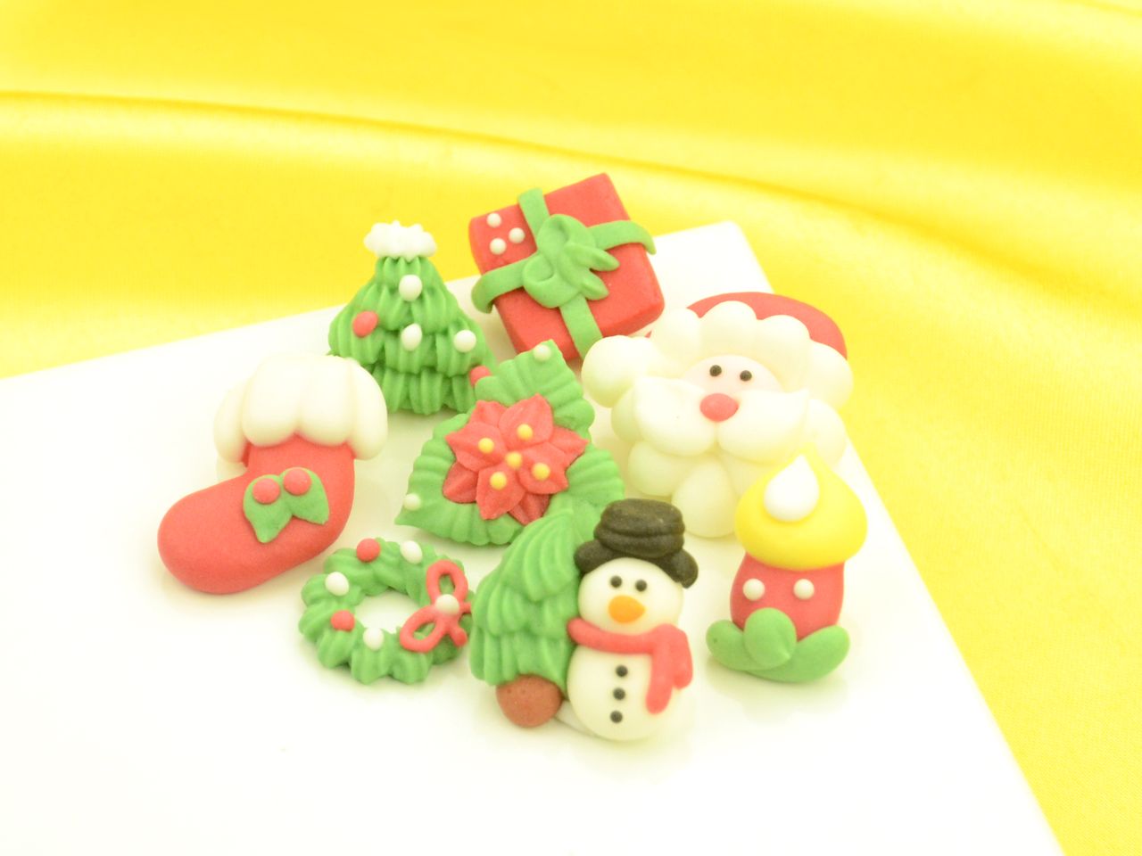 weihnachtsdekore zucker 8er set