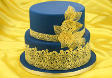 Spitzendekor für elegante Torten, Kuchen und Cupcakes