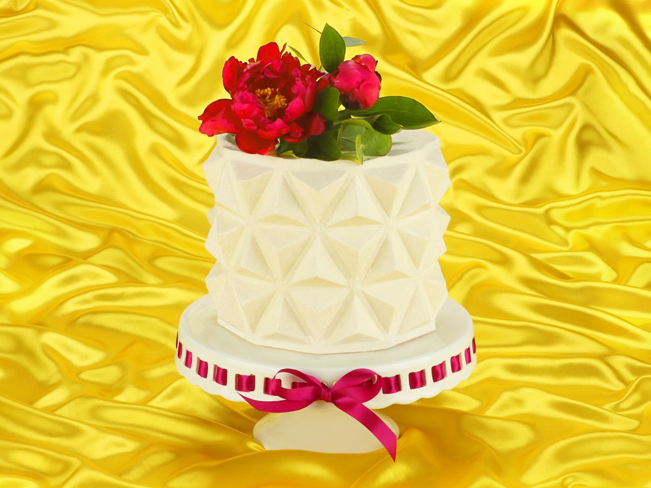origami cake schablone pyramid 2er set