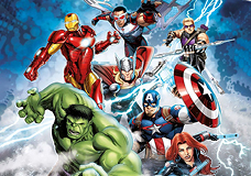 Marvel & DC Tortenaufleger mit Superhelden-Motiven