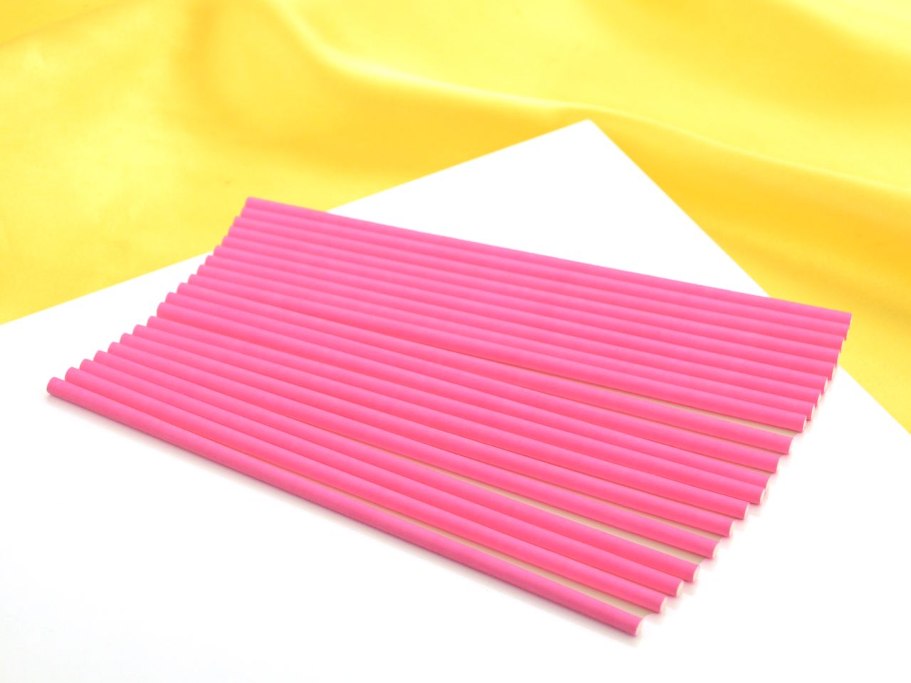 stiele fuer lollis 20 stueck 15cm pink