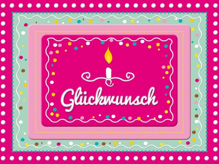 tortenaufleger pink glueckwunsch 20x30cm