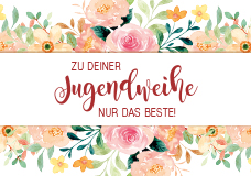 Essbare Tortenaufleger zur Jugendweihe aus Fondantpapier