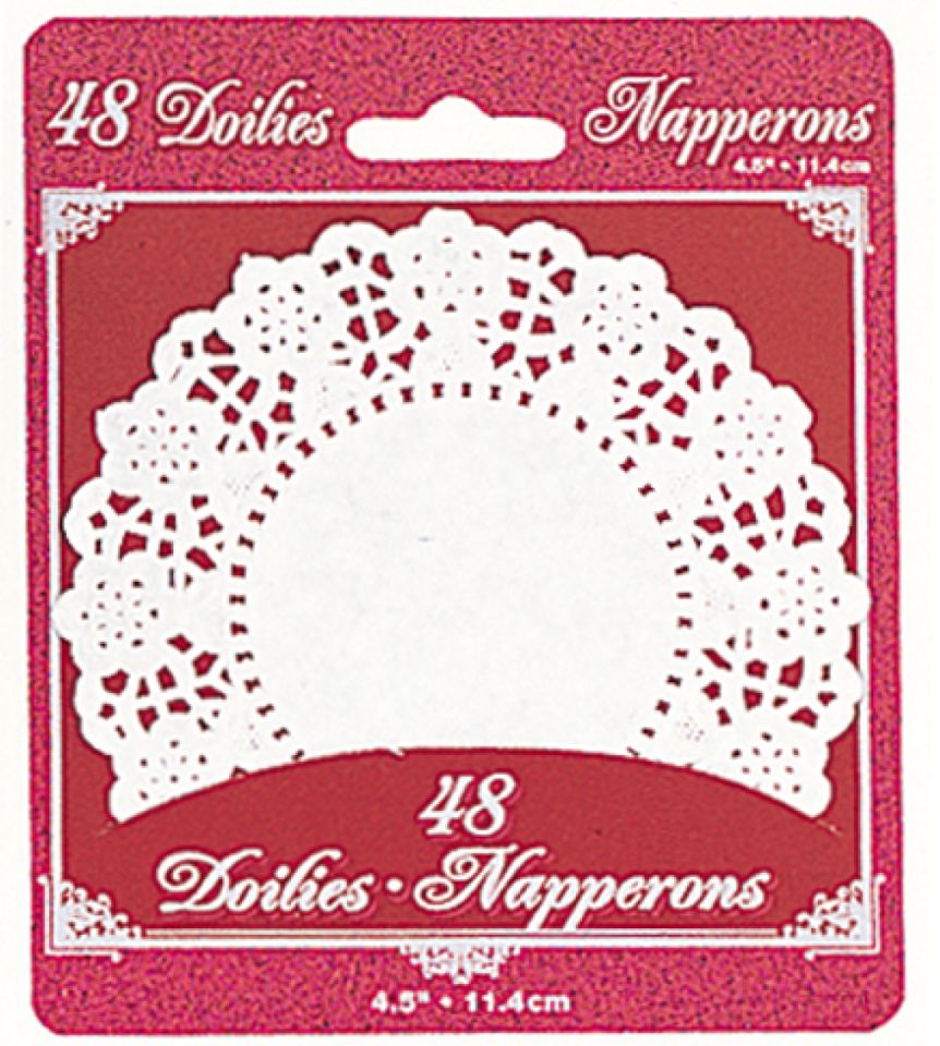 cupcake doilies kleine tortenspitzen 11 cm 48 stk