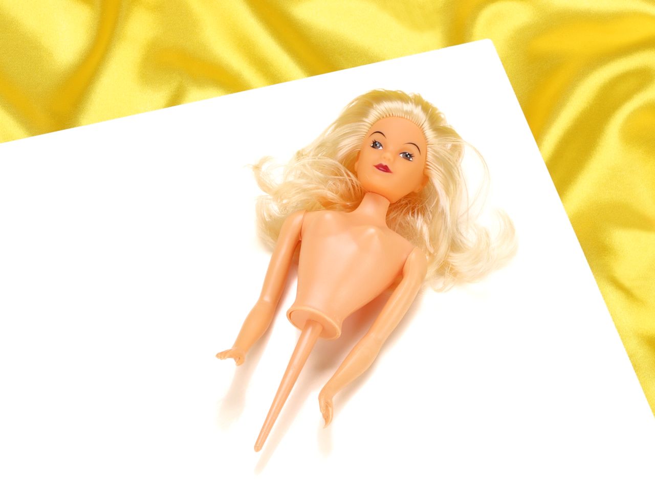 einsteckpuppe blonde