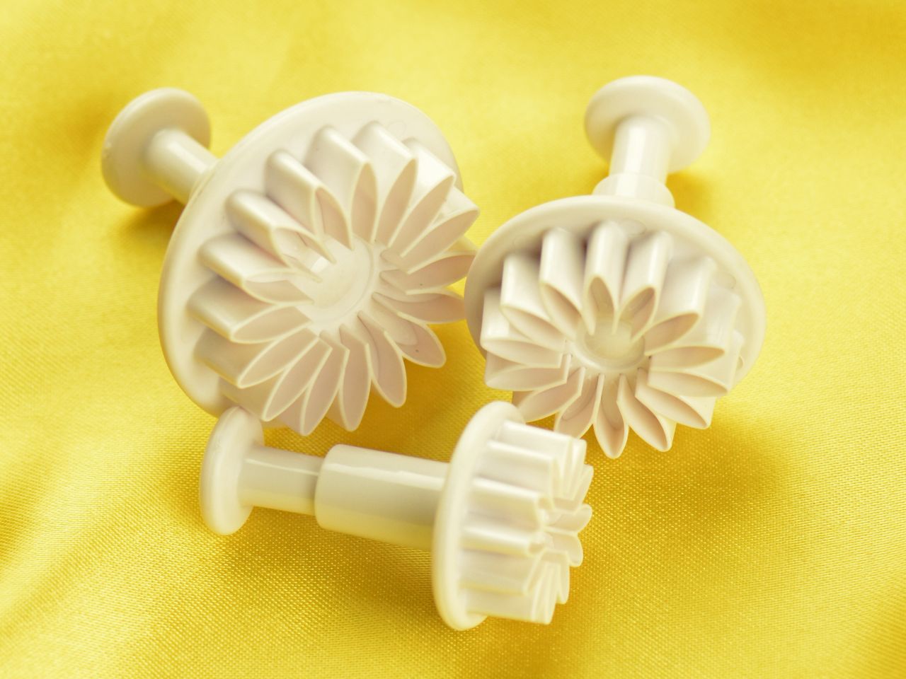 ausstecher stempel sonnenblume 3er