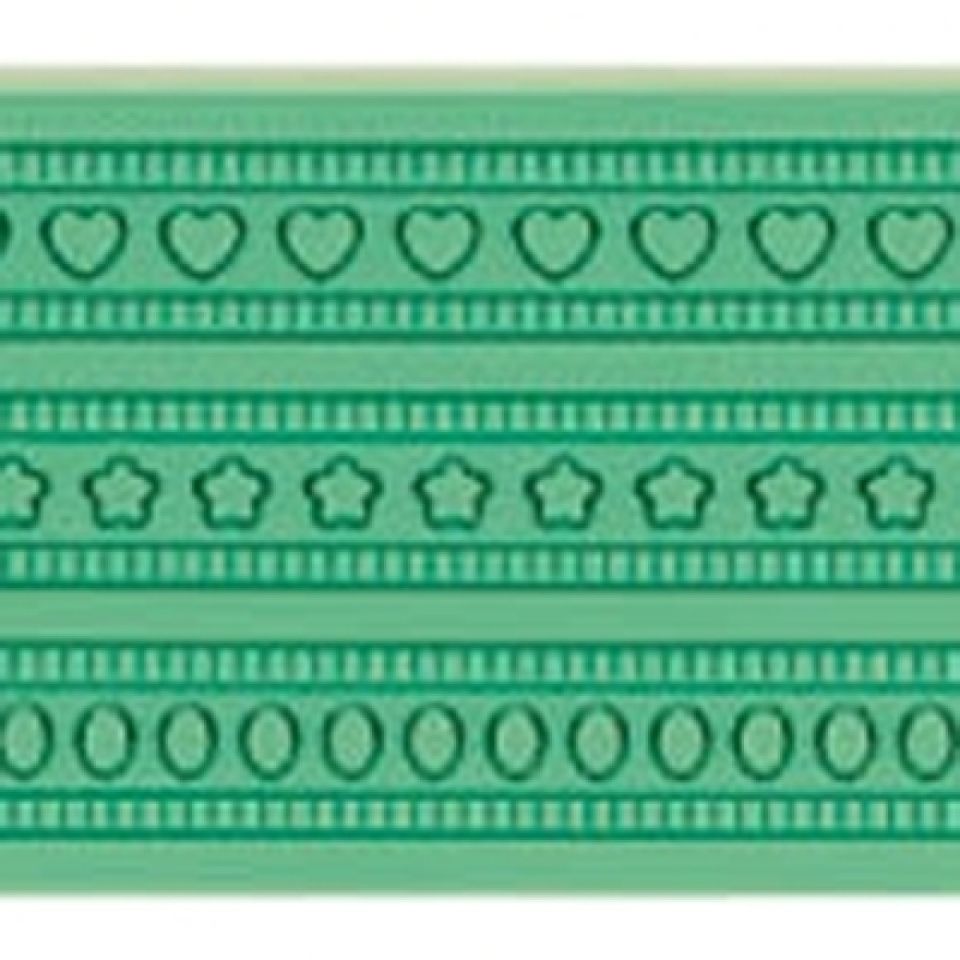 pavoni magic decor essbare spitze silikon matte 39x8cm 3 motive
