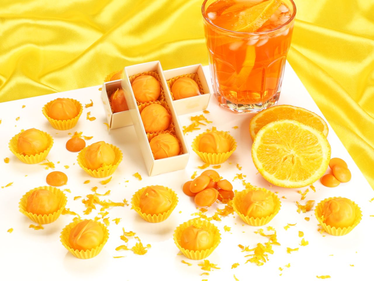 pralinenset aperol spritz pralinen