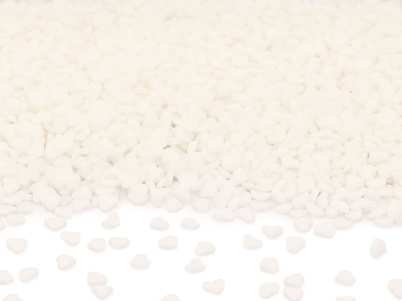 streudekor herzen mini weiss 80g