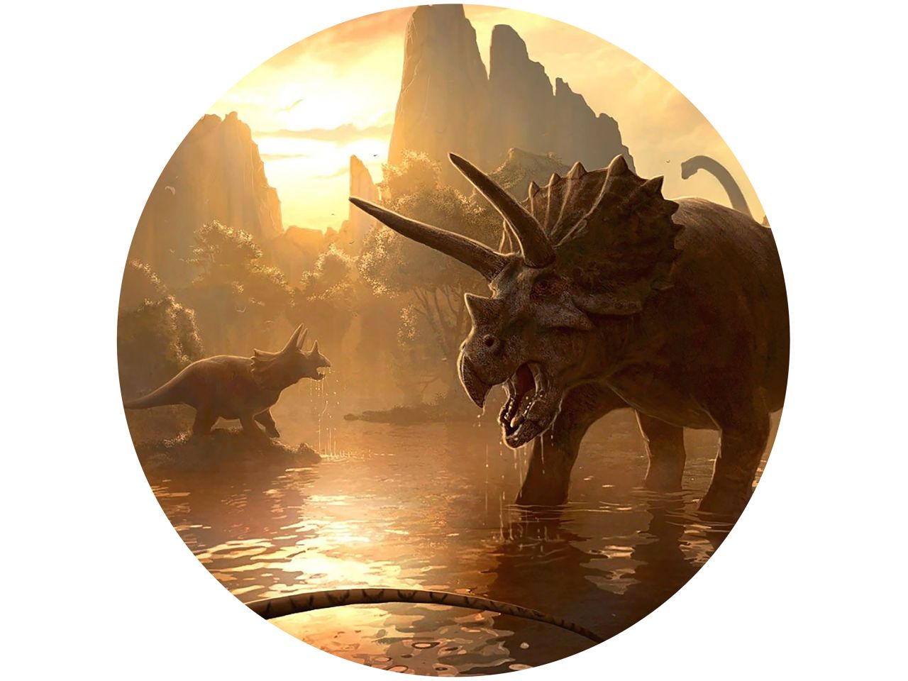 tortenaufleger jurassic world rund 20cm