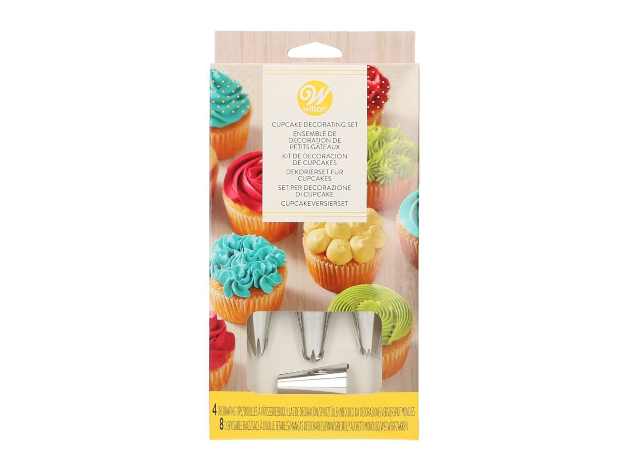 wilton cupcakes deko set spritzbeutel spritztuellen 12 teilig