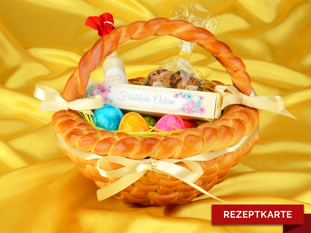 osterkorb aus hefeteig rezeptkarte