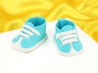 Baby shoes blue sugar