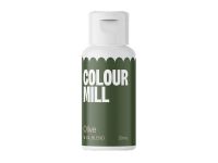 Food Colour oil soluble Olive 20ml
